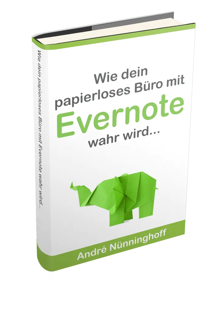 Buchcover Wie dein papierloses Büro mit Evernote wahr wird