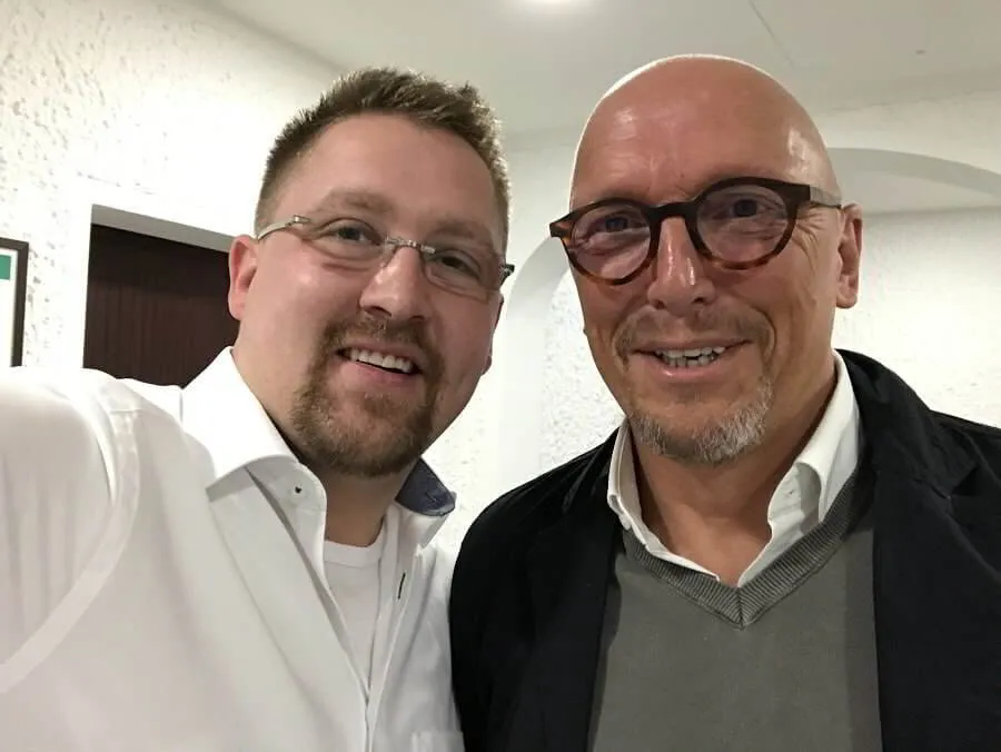André Nünninghoff mit Andreas Buhr