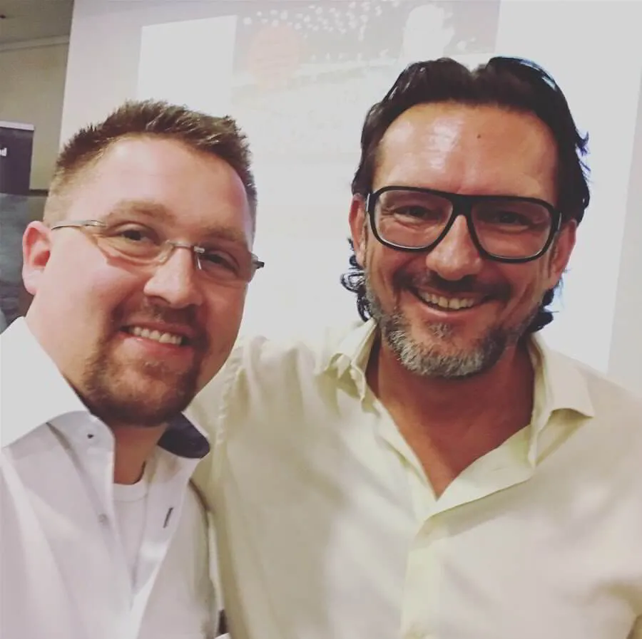 André Nünninghoff mit Oliver Geisselhart